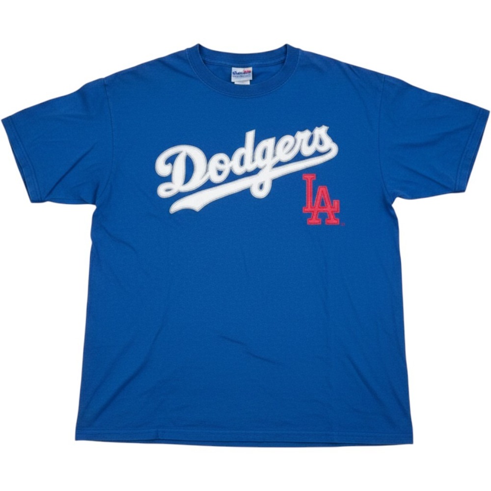 Lee Sport Los Angeles Dodgers T-Shirt Mens Medium Blue Good Embroidered MLB Tee